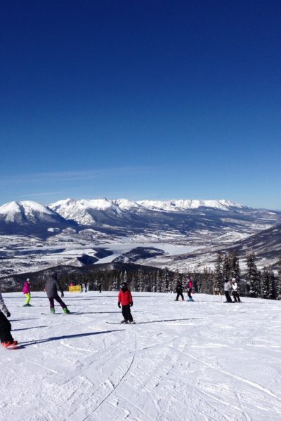 Skiing in the Rockies -- a great activity to enjoy from the Mad Creek Guesthouse, Bed and Breakfast, Inn, Hotel